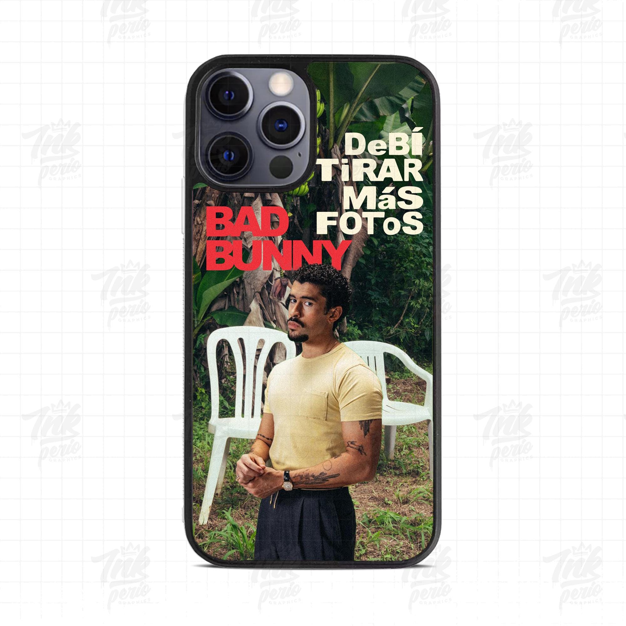 Bad Bunny DtMf Inspired Case - Debi Tirar Mas Fotos Fan Phone Case
