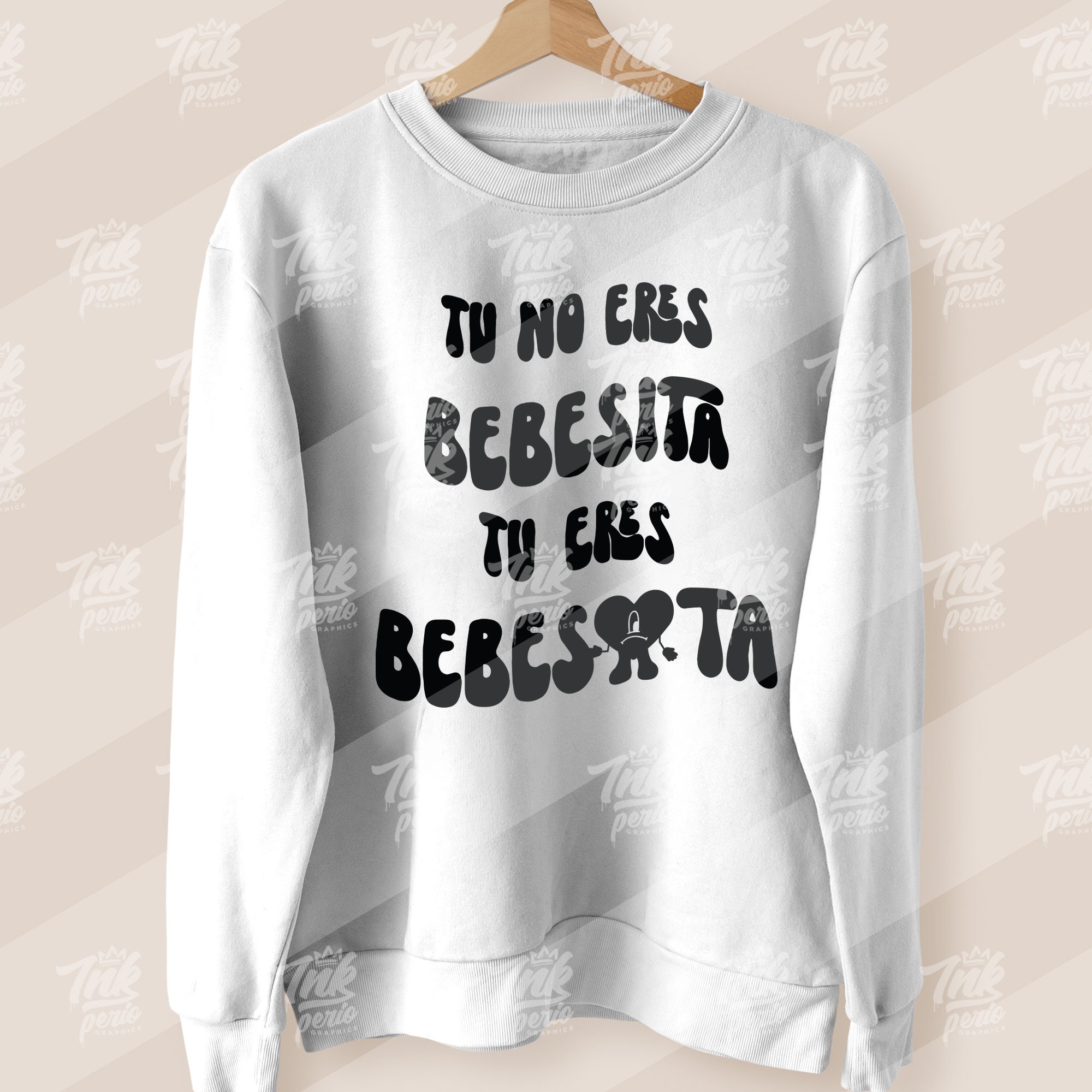 Bad Bunny Png und SVG Tu no Eres Bebesita Tu Eres Bebesota | Etsy Schweiz