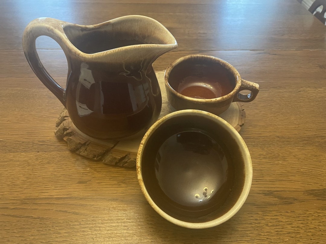 Vintage Brown Drip Glaze Collection Hull, Mccoy and Pfaltzgraff Pieces