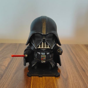 Custom Hand Painted Darth Vader Funko, 3d Print Art Collectible Skywalker Pop Figure, Darth Vader gift, Starkiller Sculpture, gift for him