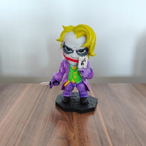 3d Printed Figure, 3d Printed Art Collectibles Joker Statue, Handmade Painted Joker Figure, 3d Joker Model, gift for boyfriend, gift for him