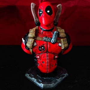 Hand Painted Figure, 3d Print Handmade Art Collectible Figure, 3d Printed Art Collectibles Bust, Superhero Sculpture,  gift for him