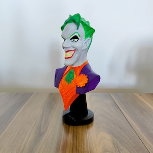Handmade Painted Joker Figure, 3d Printed Figure, 3d Printed Art Collectibles Joker Statue, 3d Joker Model, gift for boyfriend, gift for him