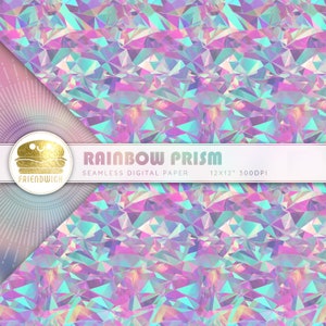 Carta digitale arcobaleno iridescente, carta per album olografica lucida, carta lamina glitterata, vetro e cristallo multicolore, festa arcobaleno