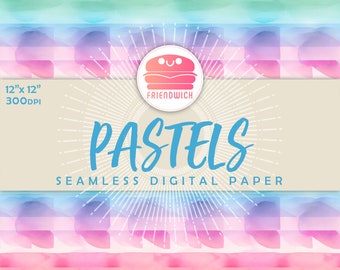 Cyfrowy papier pastelowy, pastelowy gradient, pastelowy papier tęczowy, różowe pastelowe kwiaty, pastelowy ślub
