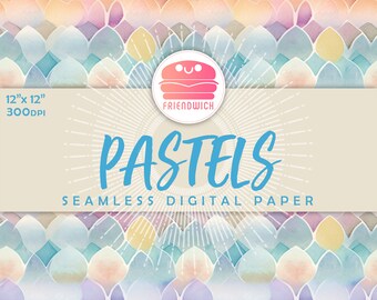 Cyfrowy papier pastelowy, pastelowy gradient, pastelowy papier tęczowy, różowe pastelowe kwiaty, pastelowy ślub