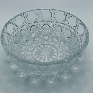 Indiana Glass Circa 1920’s – 30’s Small Pressed Glass Bowl