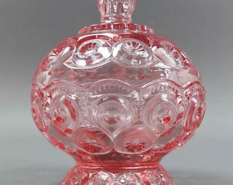 Pink LE Smith Moon & Stars Compote w/ Lid