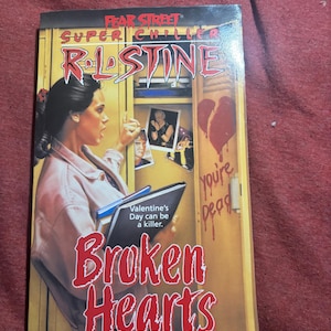 Fear Street Books, R.L. Stine, Libri vintage anni &#39;90, 2 in 1, Cuori infranti, Super thriller: Segreti, Lettore del pensiero, Appuntamento al buio, Festa in spiaggia