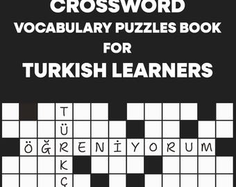 Crossword Vocabulary Puzzles Book for Turkish Learners