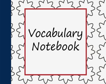 Cuaderno de vocabulario en inglés