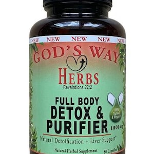 Full Body detox Herbal Supplement 60ct