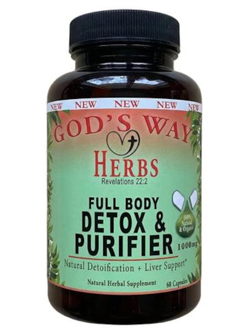 Full Body detox Herbal Supplement 60ct