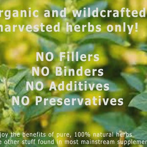 Organic herbal supplements