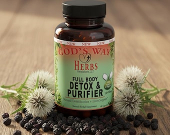Volledige lichaamsdetox, kruidensupplement, bloedreiniger