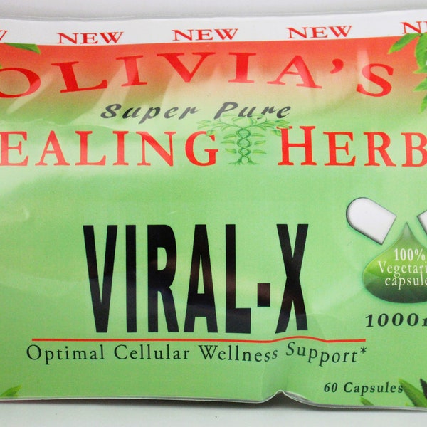 VIRAL-X HSV Cleanse (60ct) Herbs for that "Personal & Intimate" Issue- Dr Sebi Herbs for Cellular Wellness Support