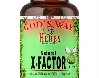 X-FACTOR Cleanse- Immunity Herbs for that "Personal & Intimate" Issue- Dr Sebi Herbs for Cellular Wellness Support, Vegan