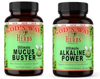 Advanced Metals Cleanse - Alkaline Power & Mucus Buster, Suppléments végétaliens