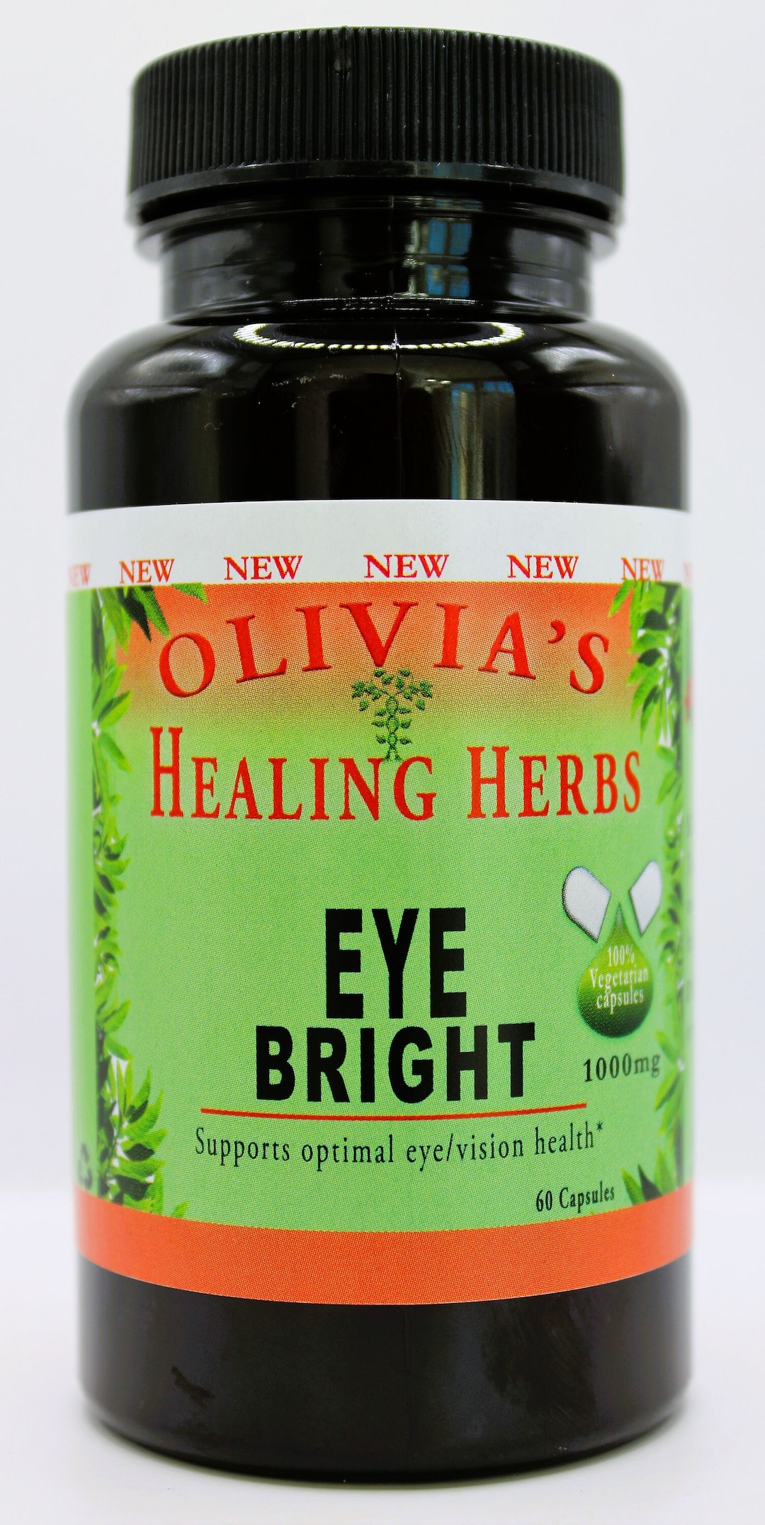 EYEBRIGHT 60ct Herbal Formula for Eye/ Vision Support Dr Sebi Herbs for