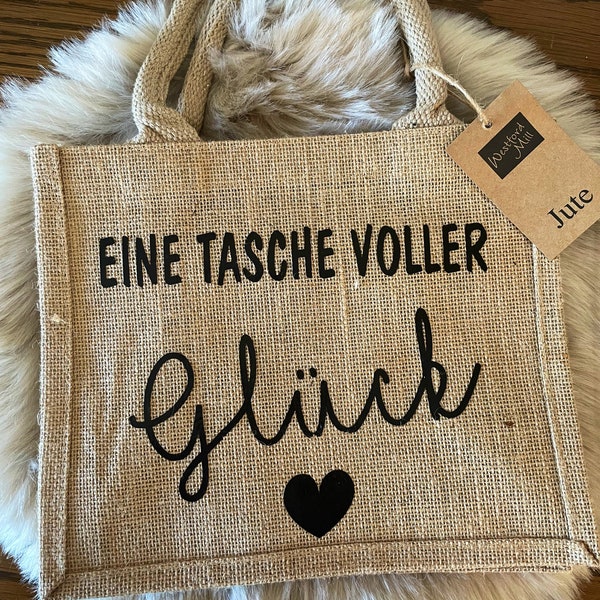 Jutetasche/Geschenktasche/personalisierbar/Dankeschön/individuelle Geschenke/Tragetasche/Geschenk Hebamme/Lehrerin/Erzieherin