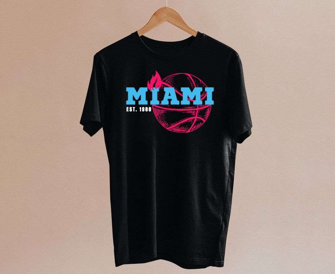 Miami Vice Miami Heat Unisex Adult T Shirt For Men And Women 