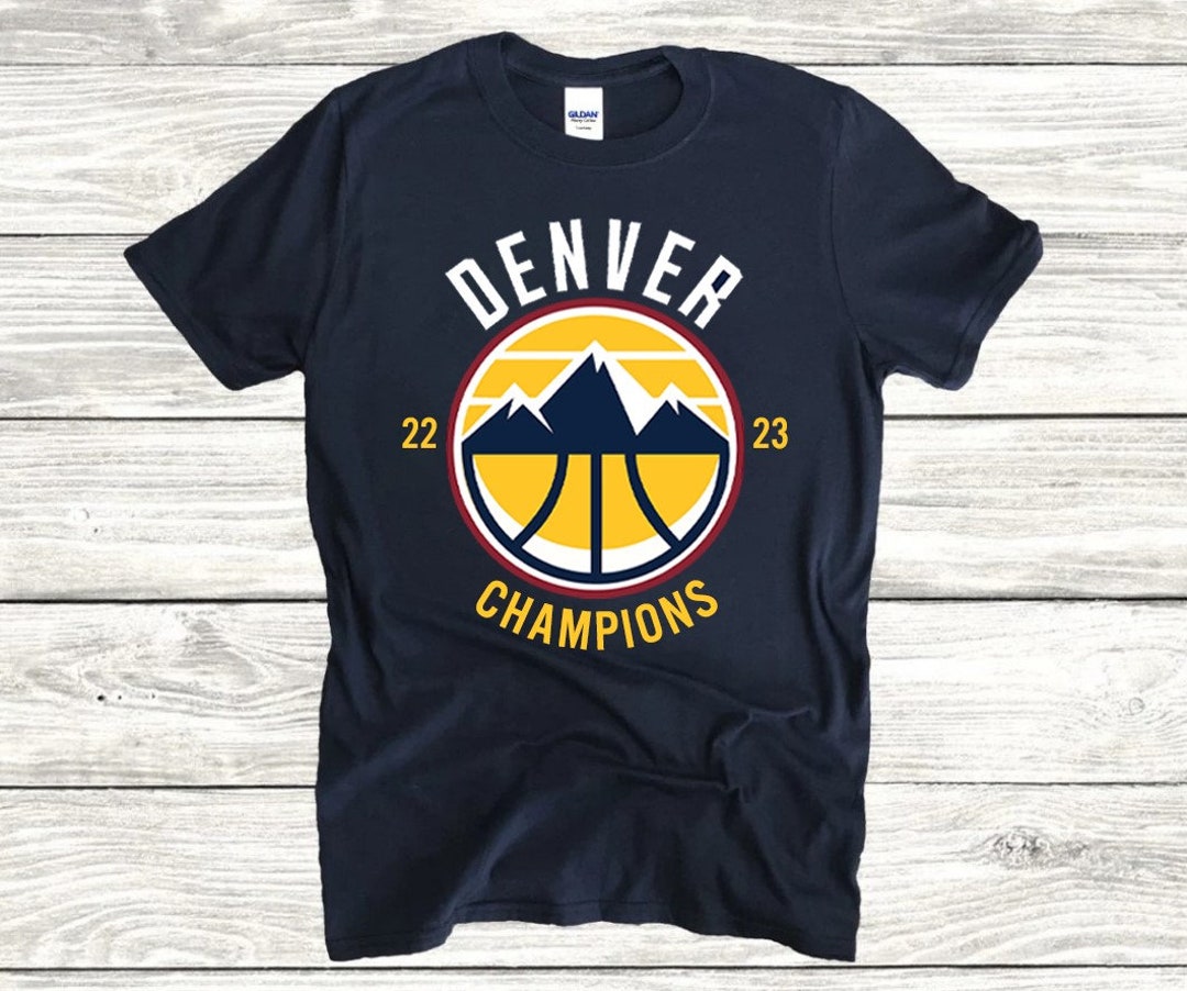 Denver Basketball Champions 2223 Unisex Navy Shirt, Denver Basketball