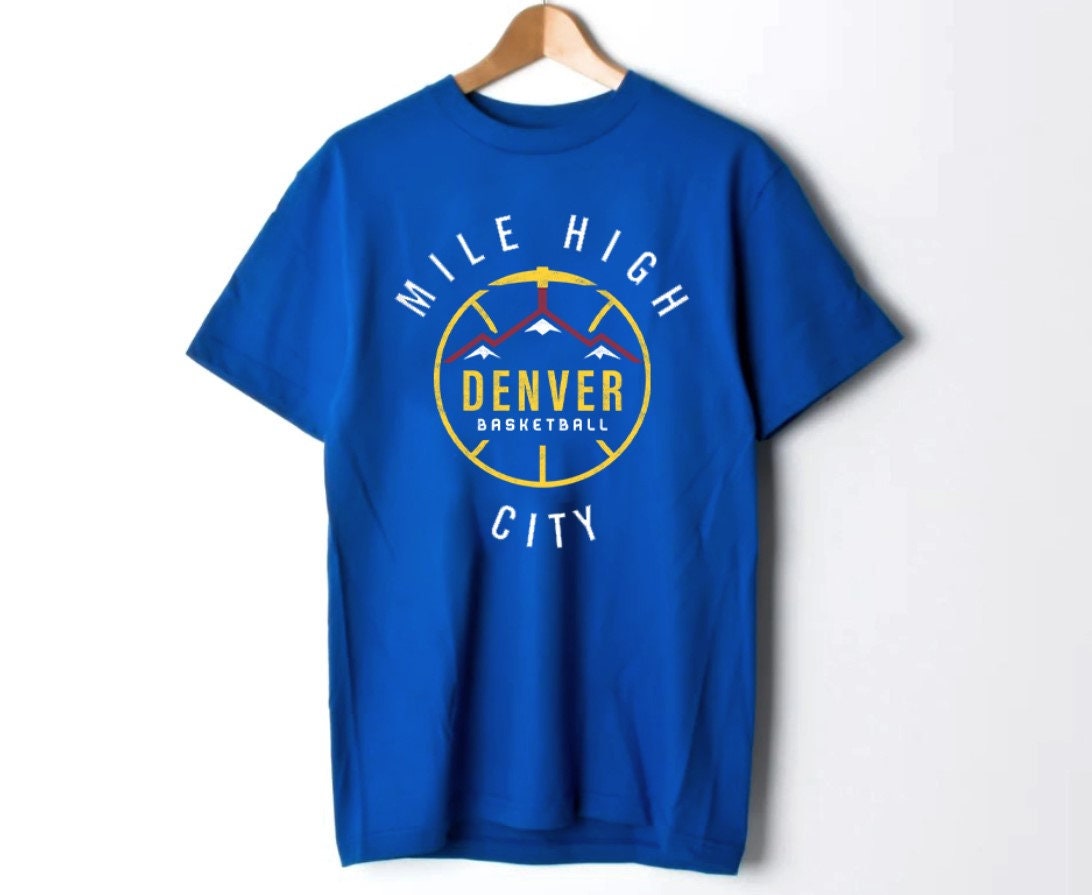 DNVR Locker Nuggets Mile High City Navy Tee M