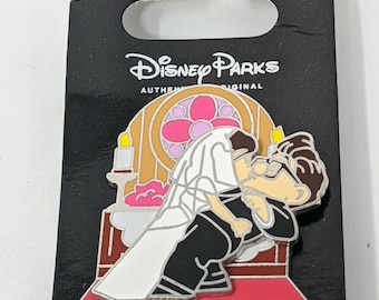 Up Carl Ellie Wedding Kiss Disney Pixar Pin 