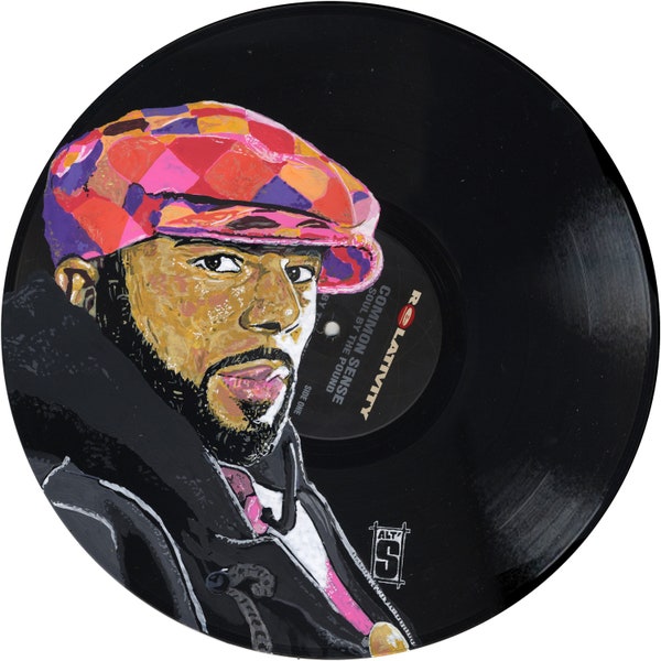 COMMON painted on its maxi vinyl "Soul By The Pound" Unique copy