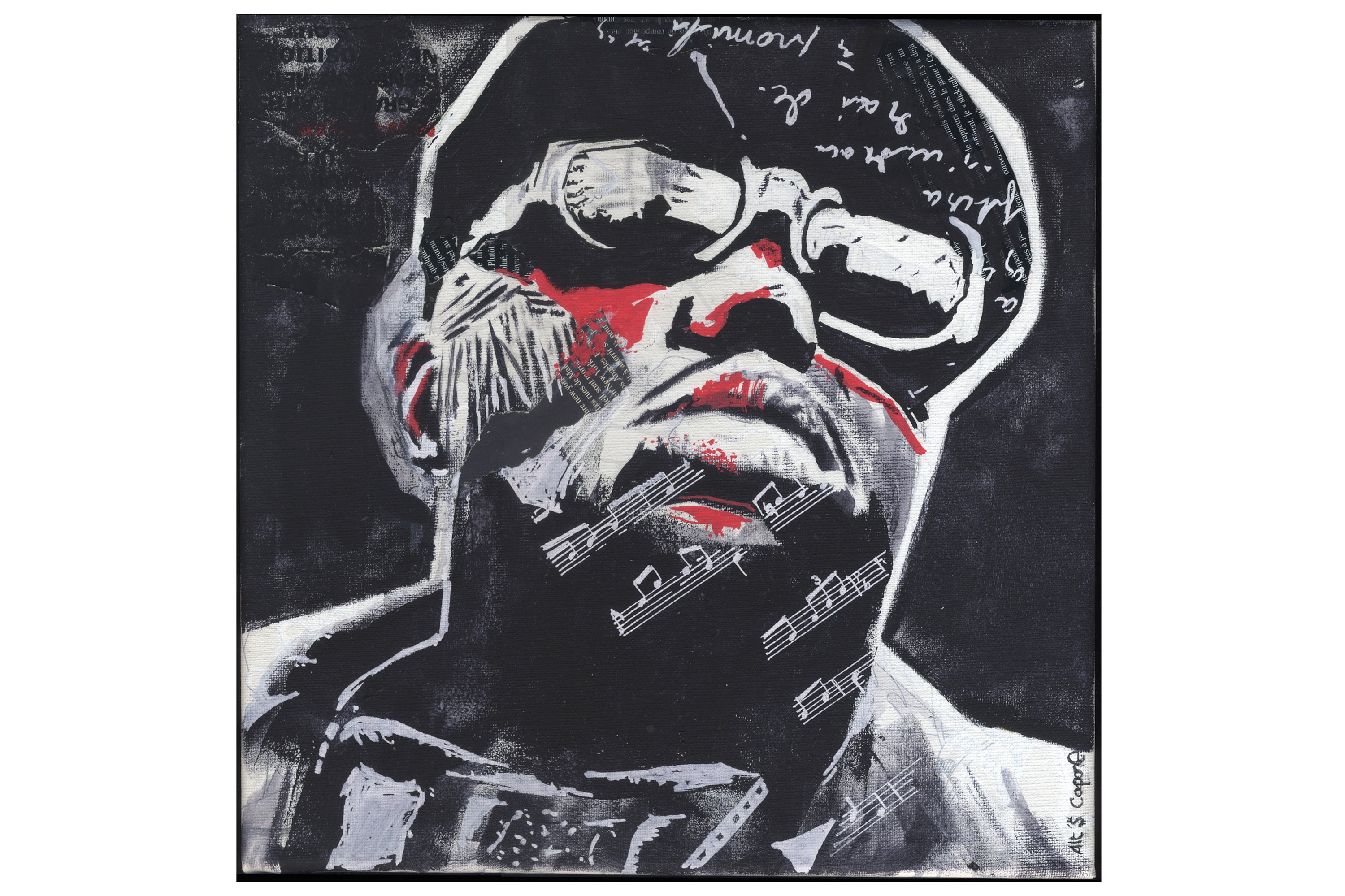 新品A2サイズアートnotoriousB.I.Gインクジェットプリント Notorious B.I.G. wpap pop art by Lowo Ijo Wall Art