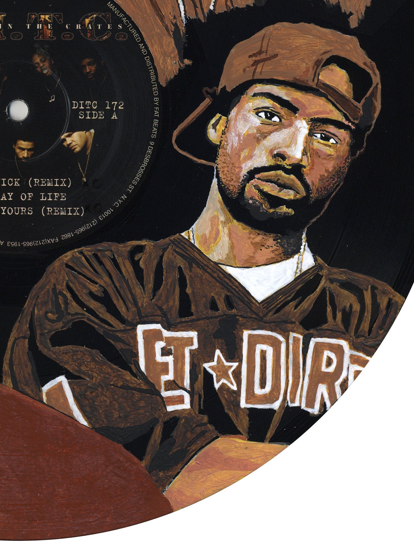 D.I.T.C A.k.a Diggin' in the Crates, Painted on Their Double Vinyl