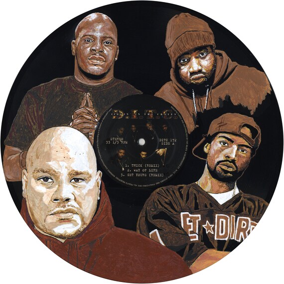 D.I.T.C A.k.a Diggin' in the Crates, Painted on Their Double Vinyl