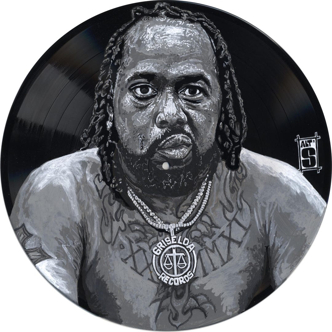 CONWAY THE MACHINE Painted on Vinyl Record. Unique Copy - Etsy