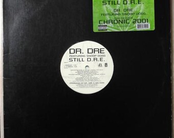Dr. DRE & SNOOP DOG Painted on the Maxi Vinyl 