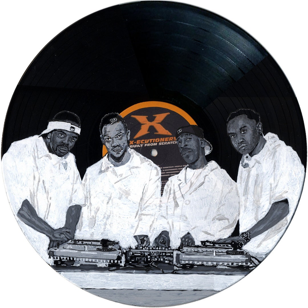 X-ECUTIONERS Painted on Vinyl Record. Unique Copy - Etsy