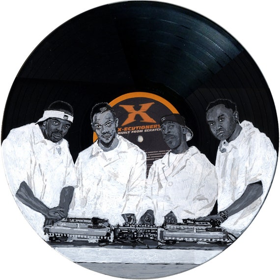 X-ECUTIONERS Painted on Vinyl Record. Unique Copy - Etsy