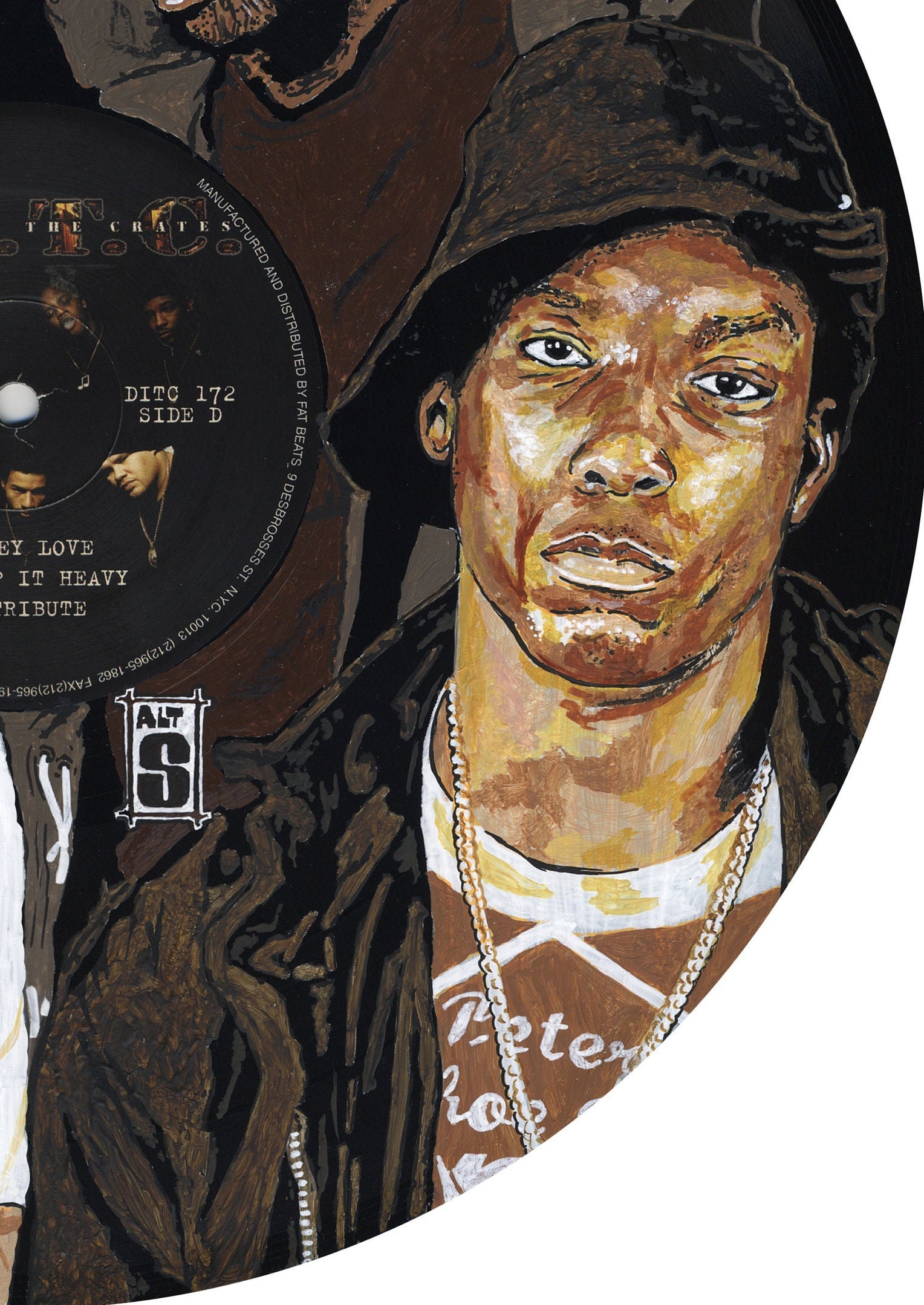 D.I.T.C A.k.a Diggin' in the Crates, Painted on Their Double Vinyl
