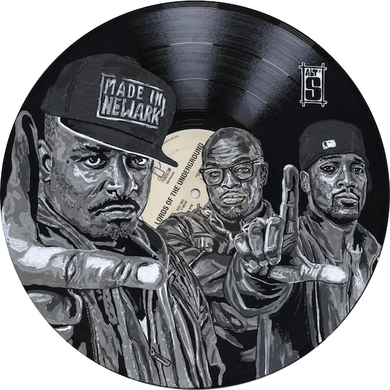 LORDS of the UNDERGROUND Painted on Their Maxi Vinyl 