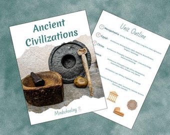 Estudio de la unidad sobre civilizaciones antiguas: plan de estudios para educación en casa para niños de 5 a 11 años