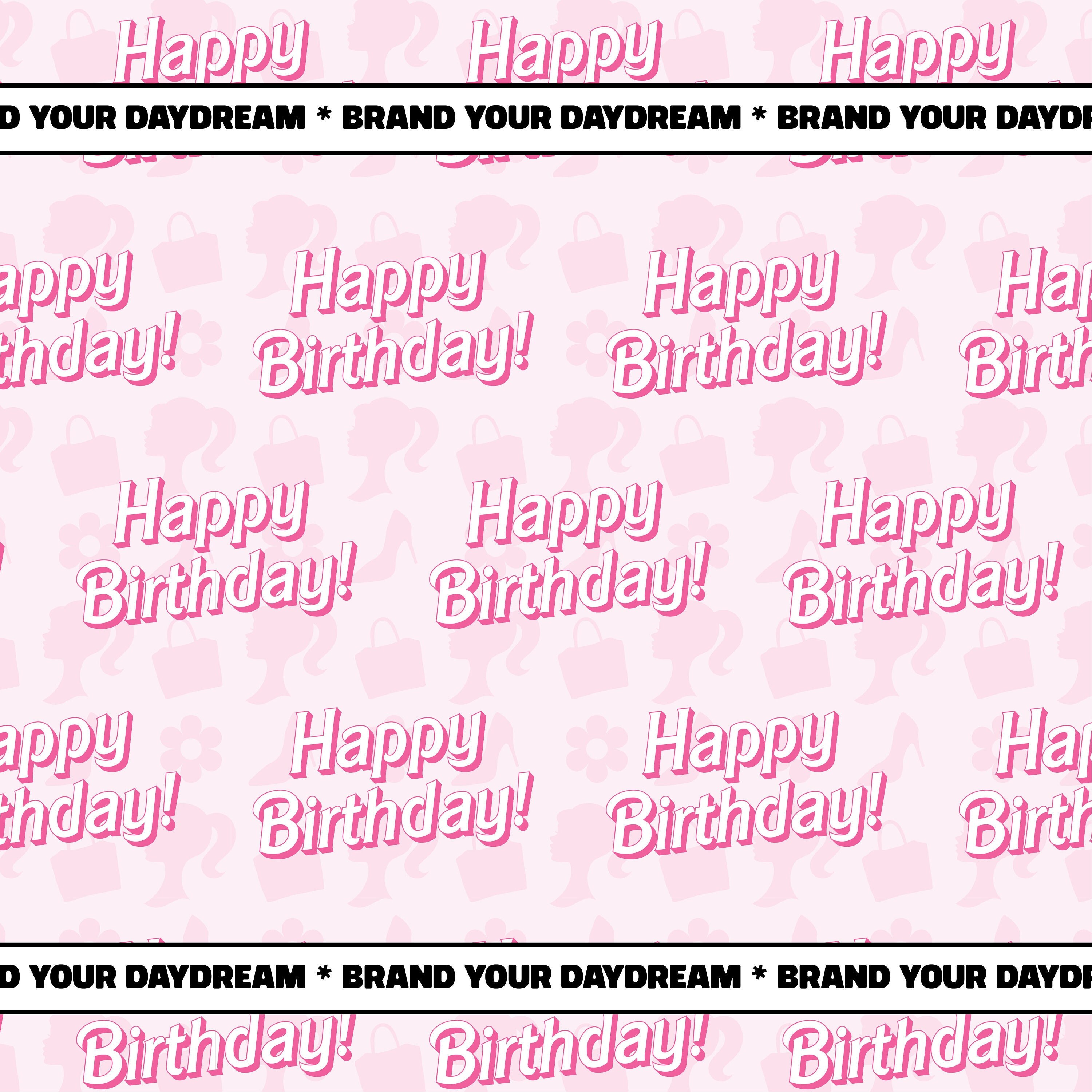 Barbie Inspired Seamless Repeat Pattern | Fabric Sublimation Printing ...