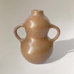 Clay Vase Handmade in Mexico/ Mexican Clay Art/ Decorative Clay Vase/ Mexican Folk Decoration / Mexican Popular Decoration