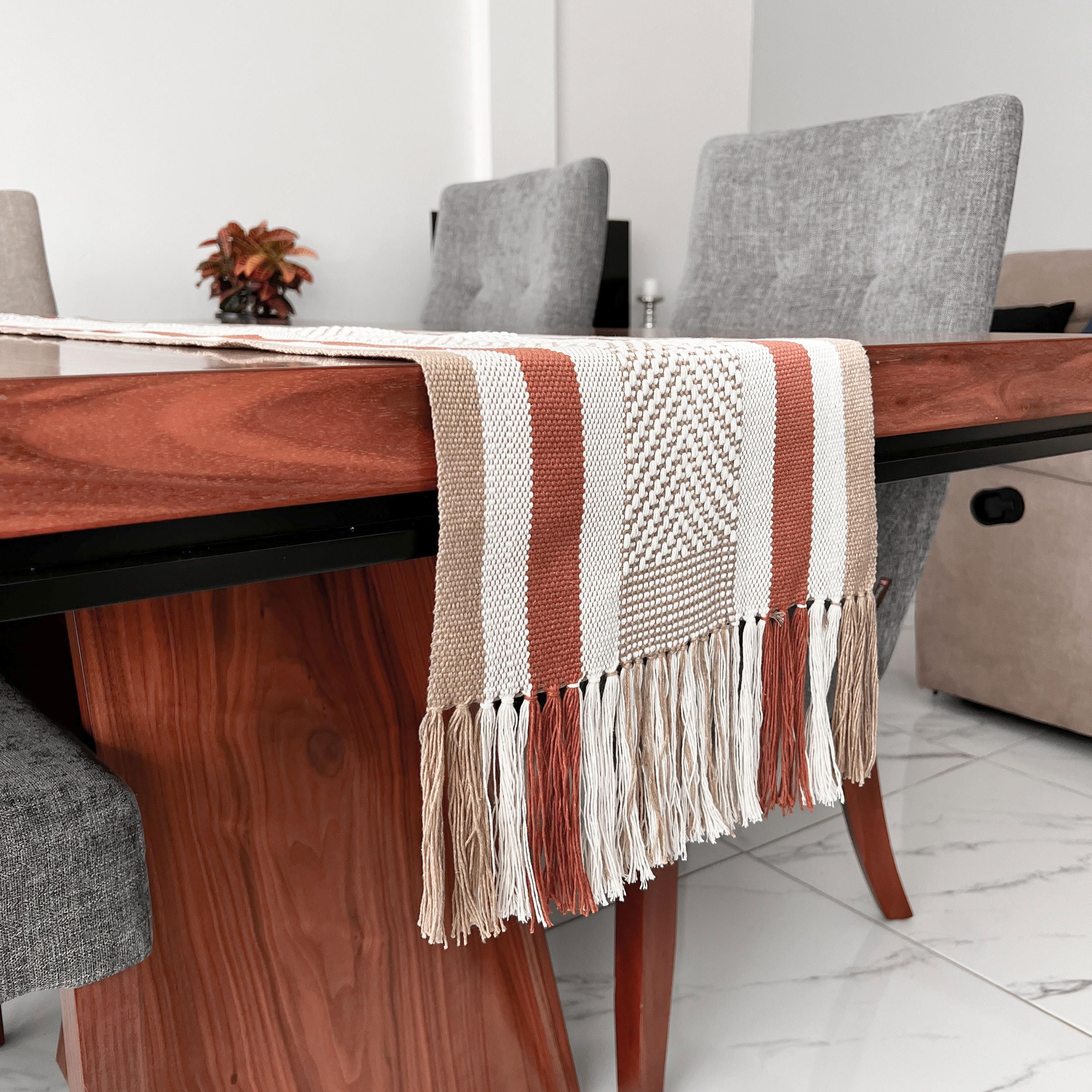 Chemin De Table Boho Jacquard - Piments Design | Style Vintage | Taille