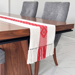 Mexican Table Runner/ Oaxaca Woven Table Runner/ Boho Table Runner/ Oaxaca Crafts/ Mexican Woven Table Runner