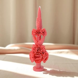 Flaked wax candles handmade by artisans from Mexico / Decorative candles / handmade candles / Mexico candle