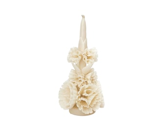 Small handmade flaked wax candles crafted by Mexican artisans / Decorative Candles Active