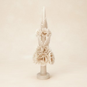 Velas de cera escamada hechas a mano por artesanos de México / Velas decorativas