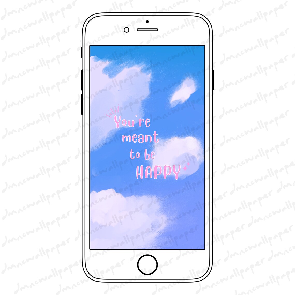Aesthetic Wallpaper Phone Wallpaper Cloud Wallpaper Sky Etsy