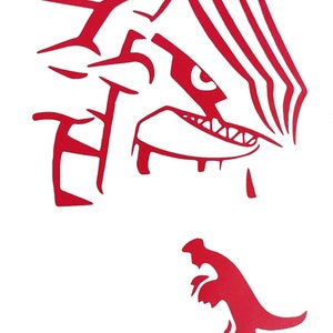 Gameboy Advance SP Groudon Vinyl Decal Mod Sticker for GBA SP Foil