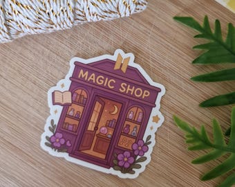 BTS Magic Shop Glossy Vinyl Sticker - Etsy
