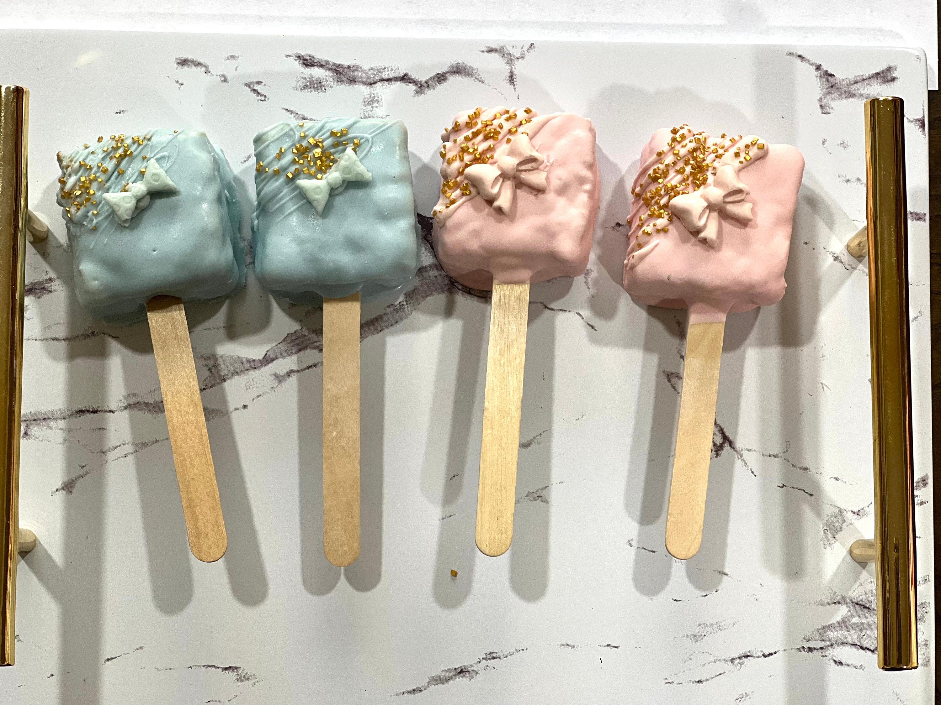 Rice Crispy Gender Reveal Pops - Etsy
